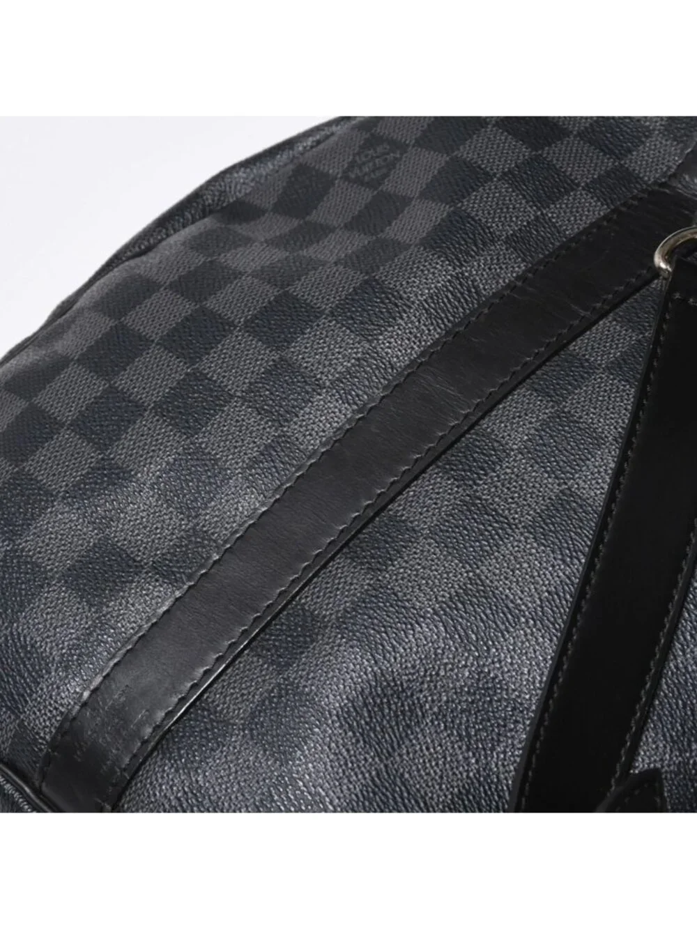 Louis Vuitton Keepall Bandouliere 55 Boston Bag Damier Graphite Black